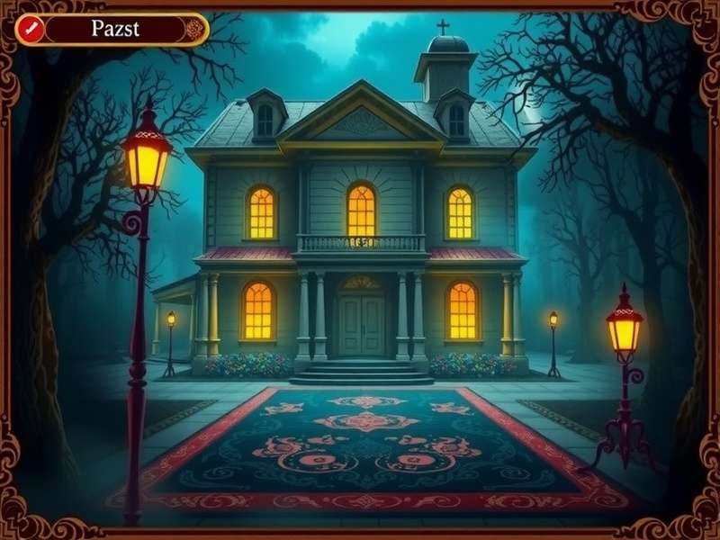 Vastu Shastra: House of Horrors main game artwork showing haunted mansion