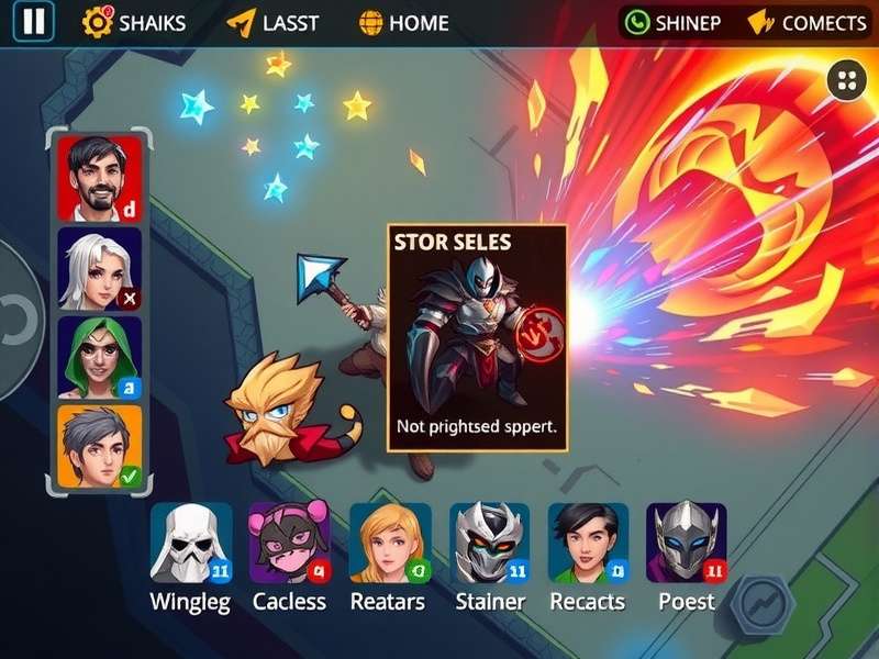 Goa Premier Legends gameplay screenshot showing character selection