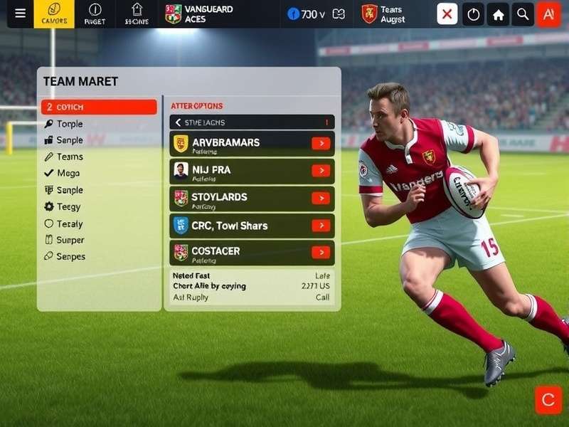 Rugby Vanguard Aces gameplay screenshot
