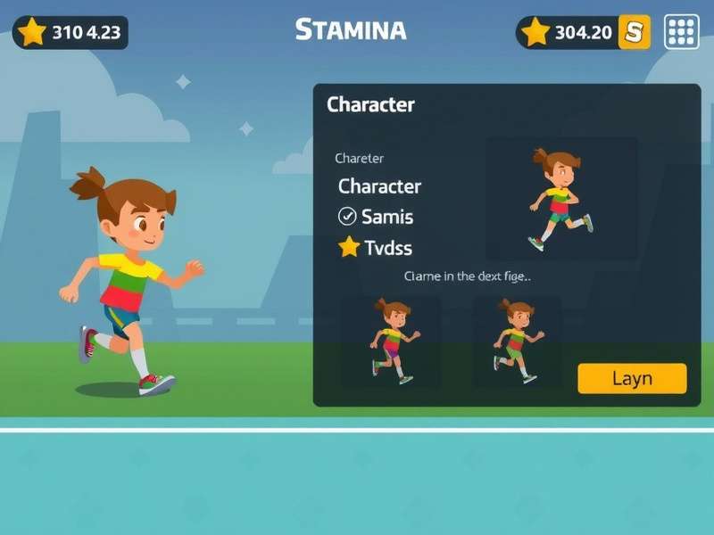 Stamina Sprint Star character selection screen