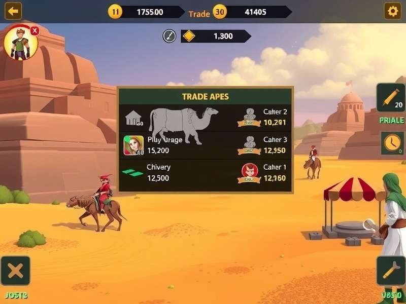 Cumin Explorer Desert Storm trading interface