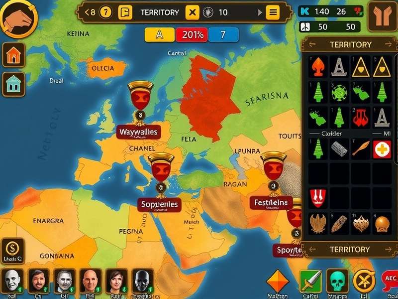 Nutmeg Empire Hero character customization and skill tree interface