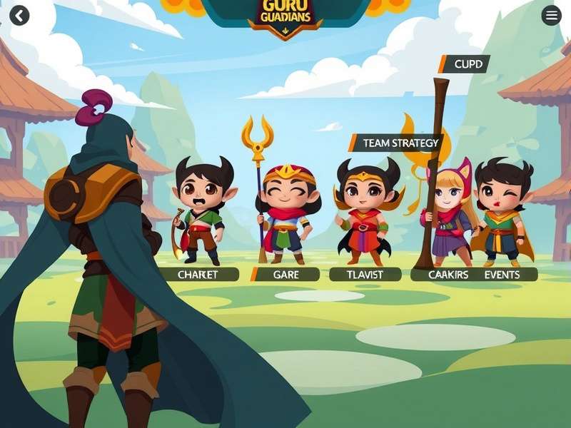 Guru Guardians Character Selection Screen