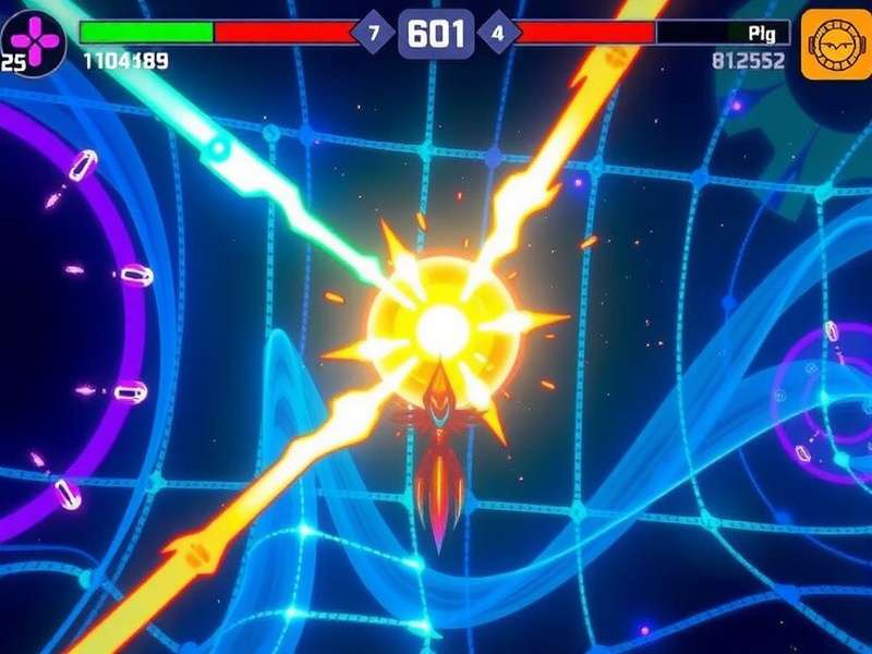 Net Destroyer gameplay screenshot showing colorful interface