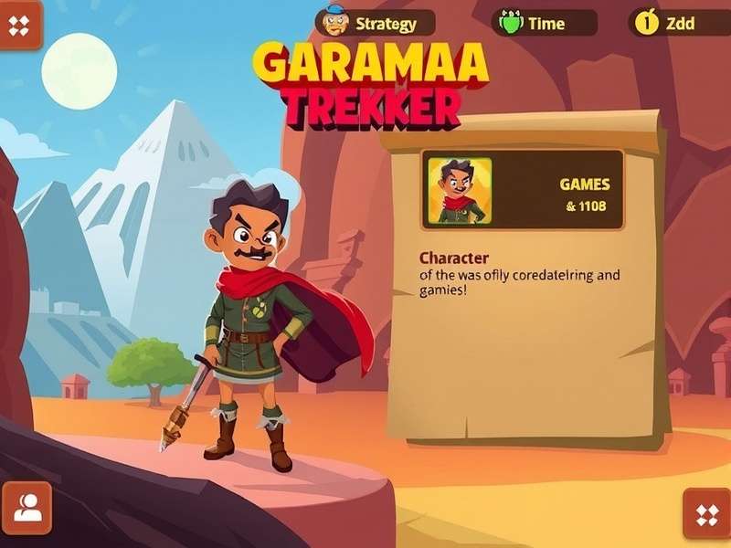 Garam Masala Trekker character selection screen