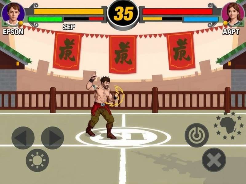 Ginger Fight Legend gameplay screenshot showing character combat