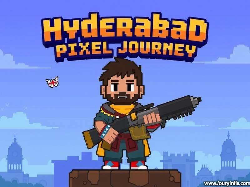 Hyderabad Pixel Journey Game Cover Art