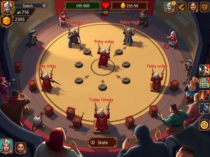 Advanced strategy illustration showing troop formations in Curchorem Conquerors