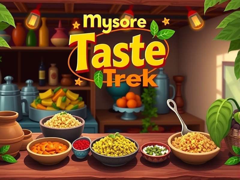 Mysore Taste Trek development team celebrating game launch