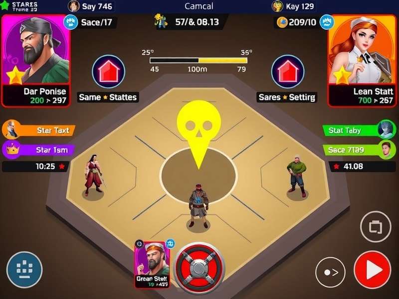 Rising Stars Goa tournament scene with competitive players