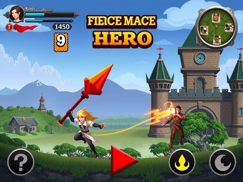 Fierce Mace Hero world map and environments