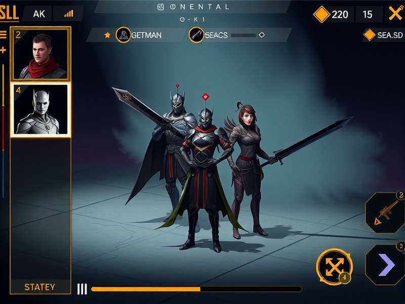 Agra Armor Vanguard character customization interface