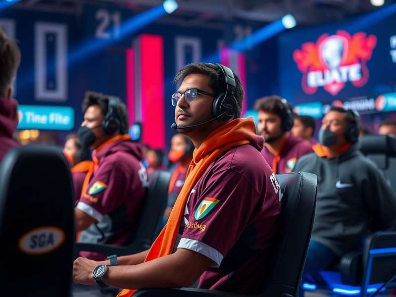 CSGO Indian Elite team competing in tournament