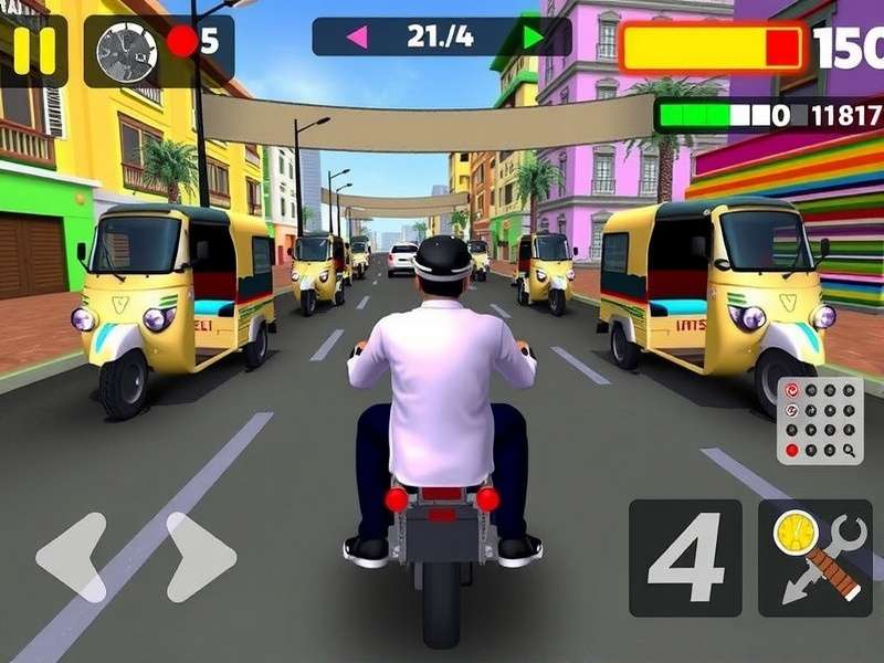 Tuk Tuk Crazy Ride vehicle customization options