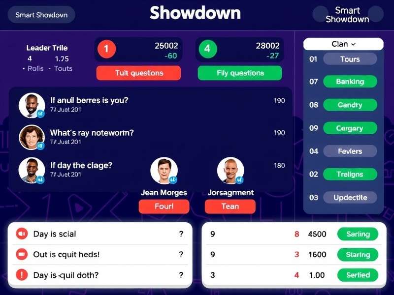 Smart Showdown social features and clan competitions
