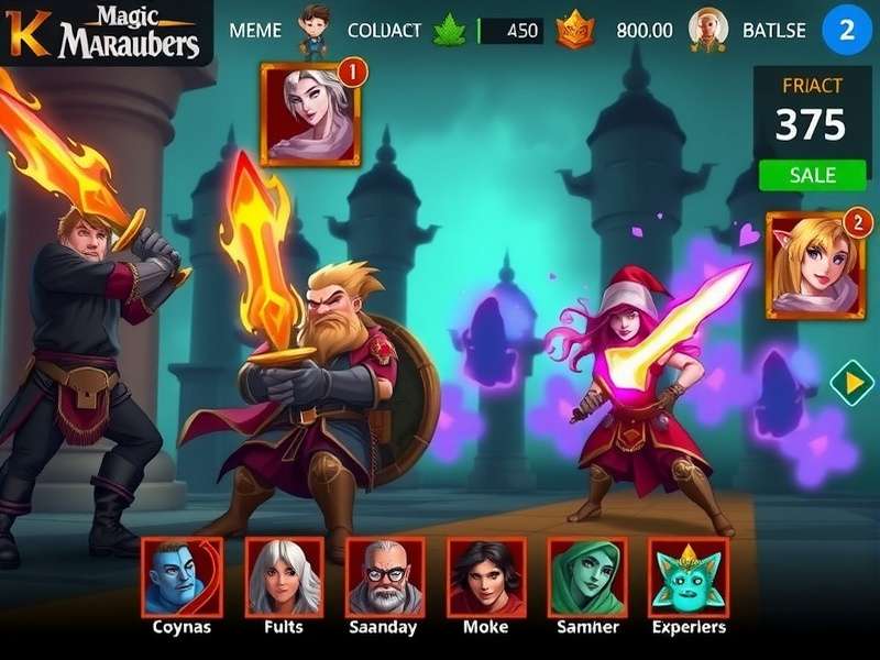 Mysore Magic Marauders gameplay screenshot showing character selection