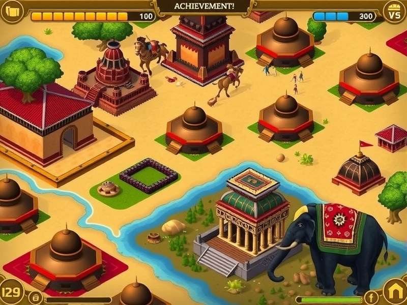 Gupta Dynasty Glory gameplay screenshot showing empire management interface