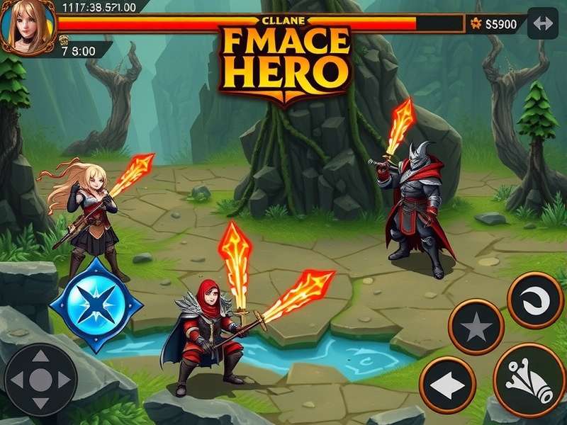 Fierce Mace Hero character lineup