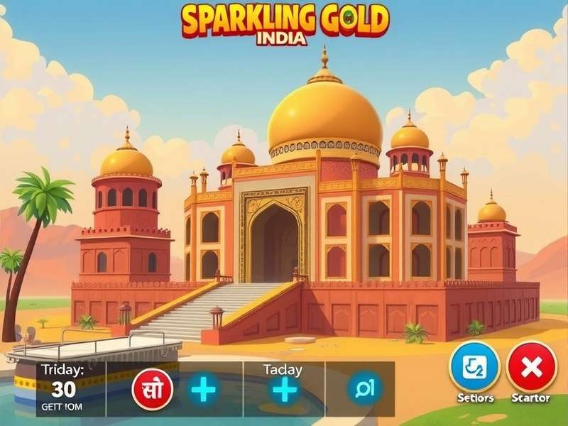 Sparkling Gold India gameplay interface