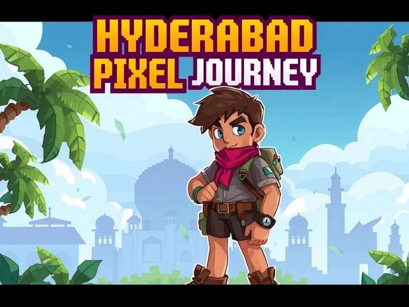 Hyderabad Pixel Journey Gameplay Screenshot