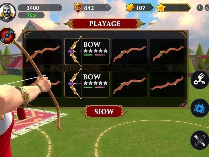Different bow types available in Archery King Royal