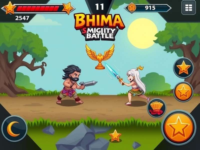 Bhima S Mighty Battle character selection screen