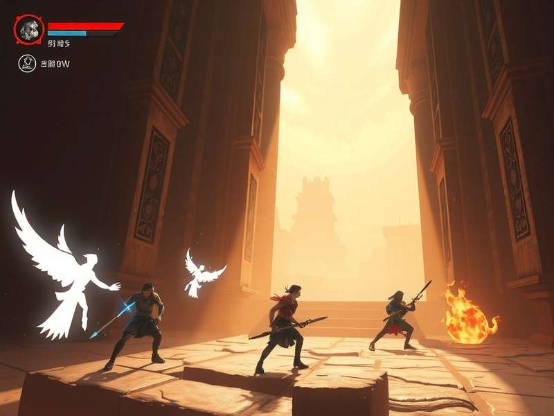 Powerful Hero S Odyssey gameplay screenshot showing protagonist in ancient temple