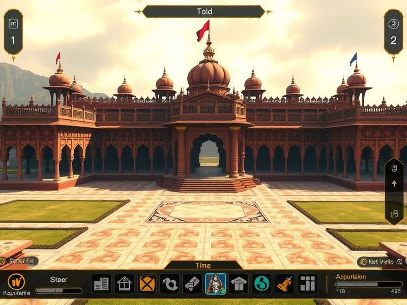In-game architectural development interface