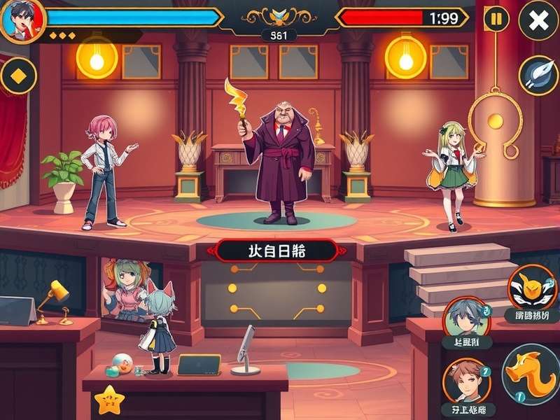 Dazzling Drama development team working on game design