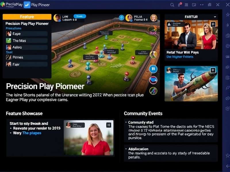 Community events and tournaments for Precision Play Pioneer