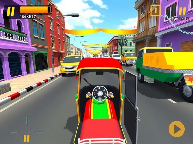 Tuk Tuk Crazy Ride diverse Indian environments