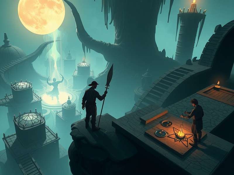 Mystic Sagar Adventure character artwork and environments