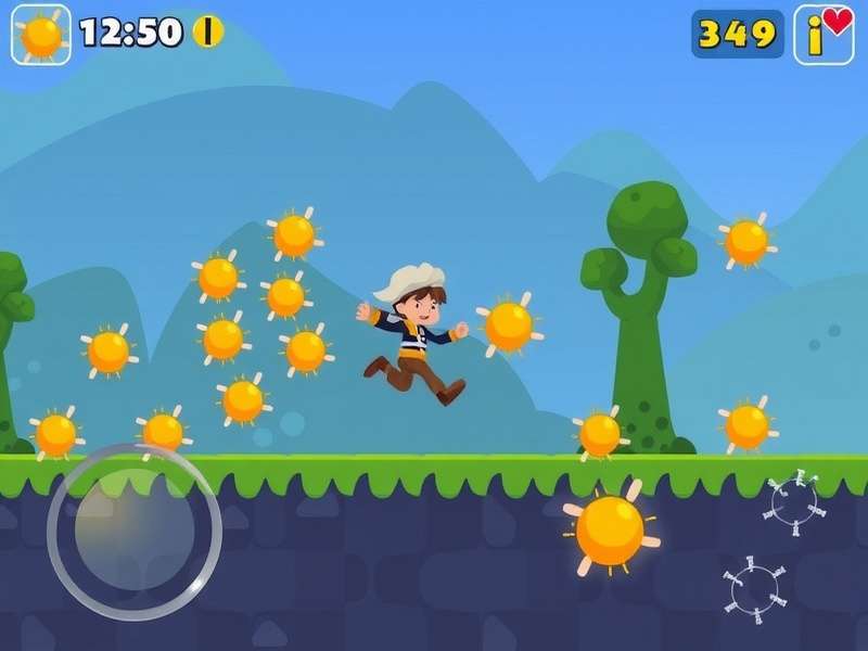 Happy Rasgulla Chase gameplay screenshot showing character chasing rasgullas