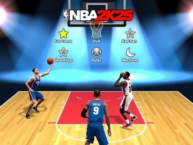NBA 2K25 Block Champ gameplay screenshot showing intense basketball action