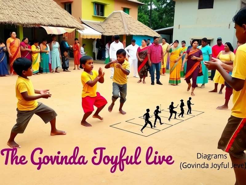 Diagram showing Govinda Joyful Jive team formations and movements