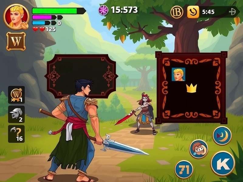 Karna S Bold Adventure gameplay screenshot showing combat mechanics