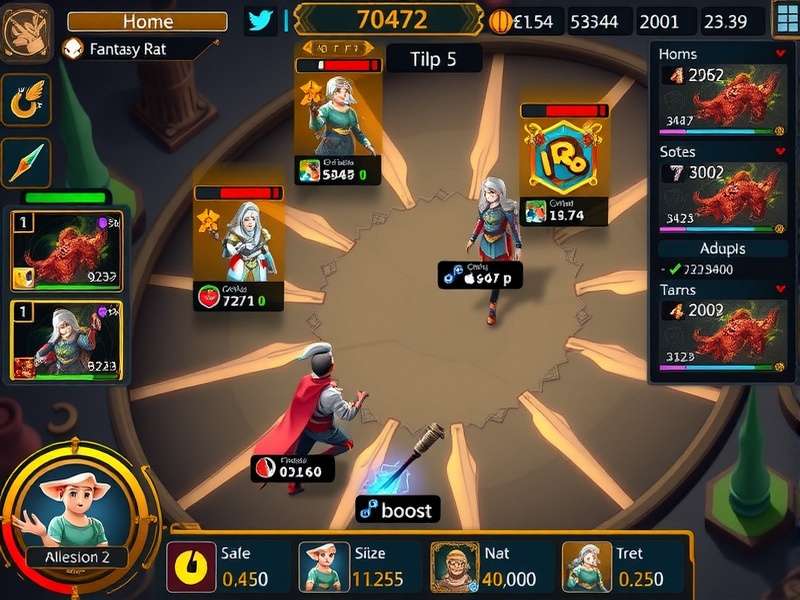 Fantasy Raj Marathon gameplay interface showing strategic elements