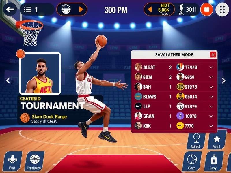 Slam Dunk Star character customization interface