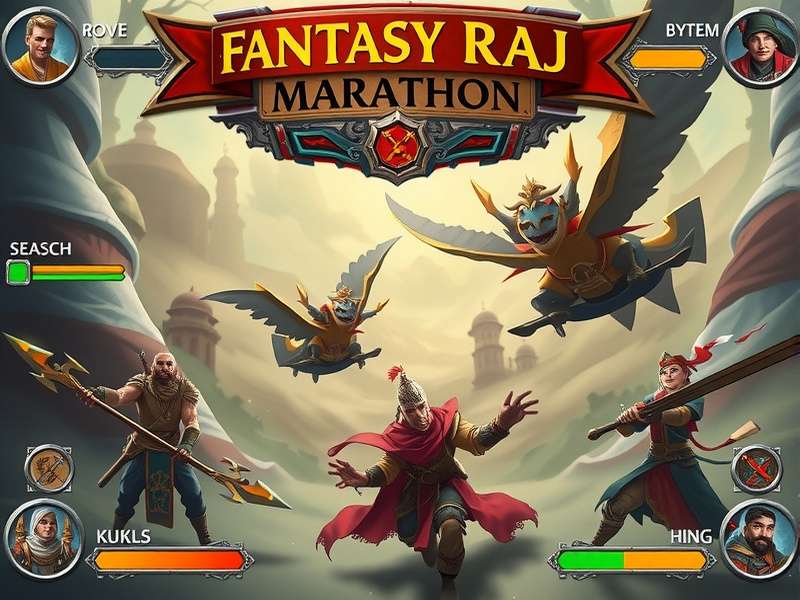 Fantasy Raj Marathon community tournament with enthusiastic players