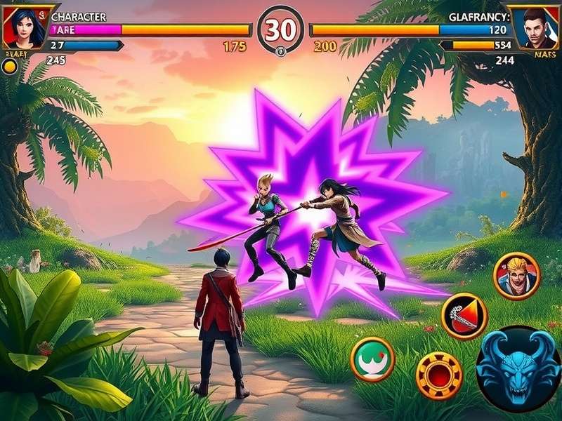 Goa Vigor Champion X battle scene with multiple characters