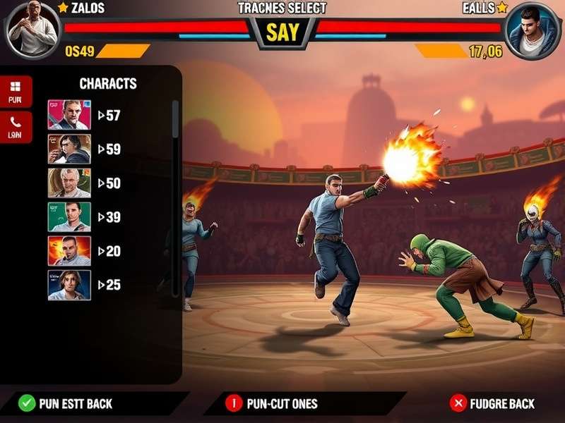 Pune Vanguard Fight gameplay screenshot showing character combat