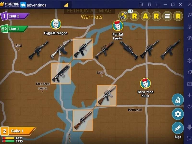 Free Fire Adventure Kings map strategy