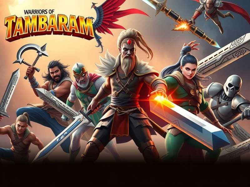 Warriors Of Tambaram Rise game banner showing characters and action scenes