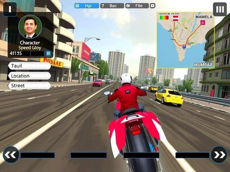 Mumbai Speed Glory character selection screen