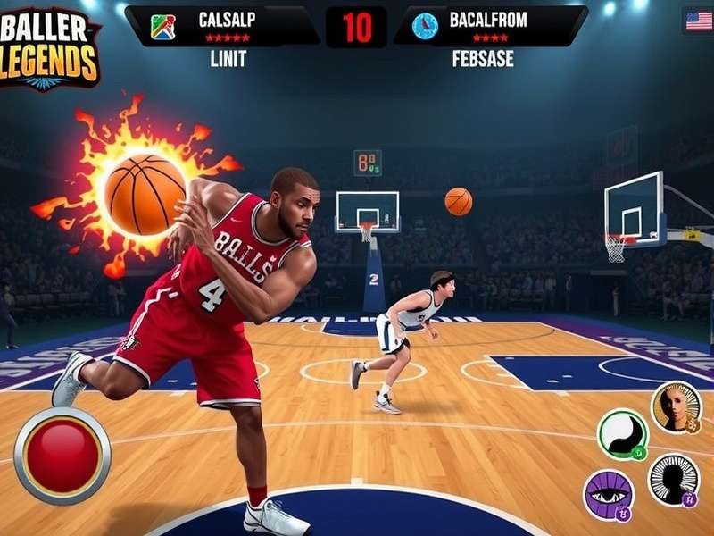 Baller Legends tournament mode interface showing bracket competition