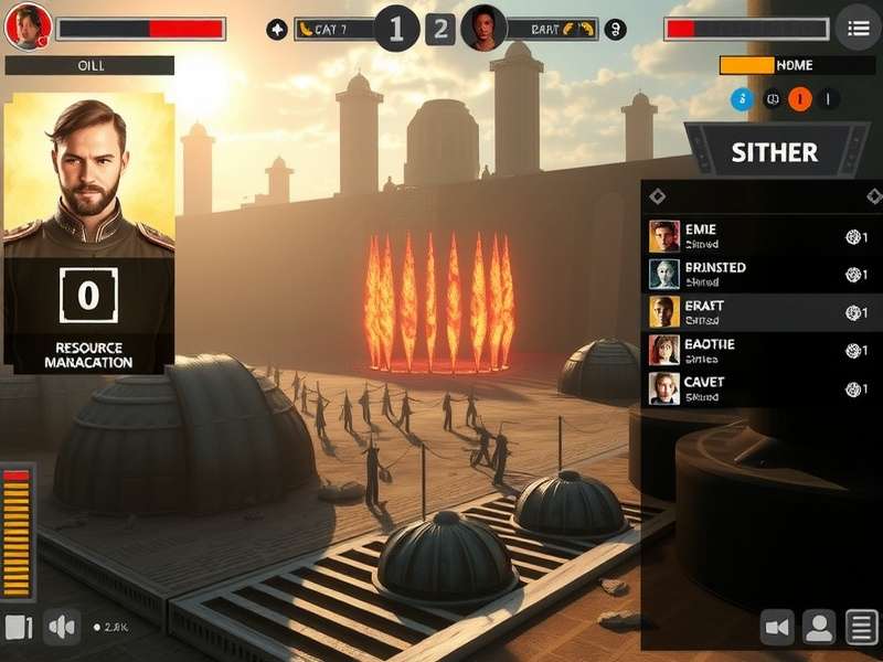 Colossal War Colossus resource management interface