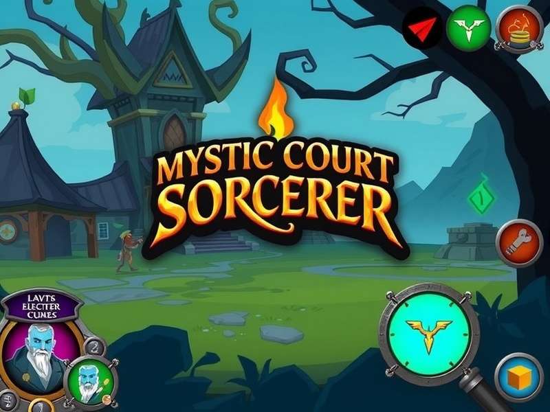 Mystic Court Sorcerer Game Main Screen