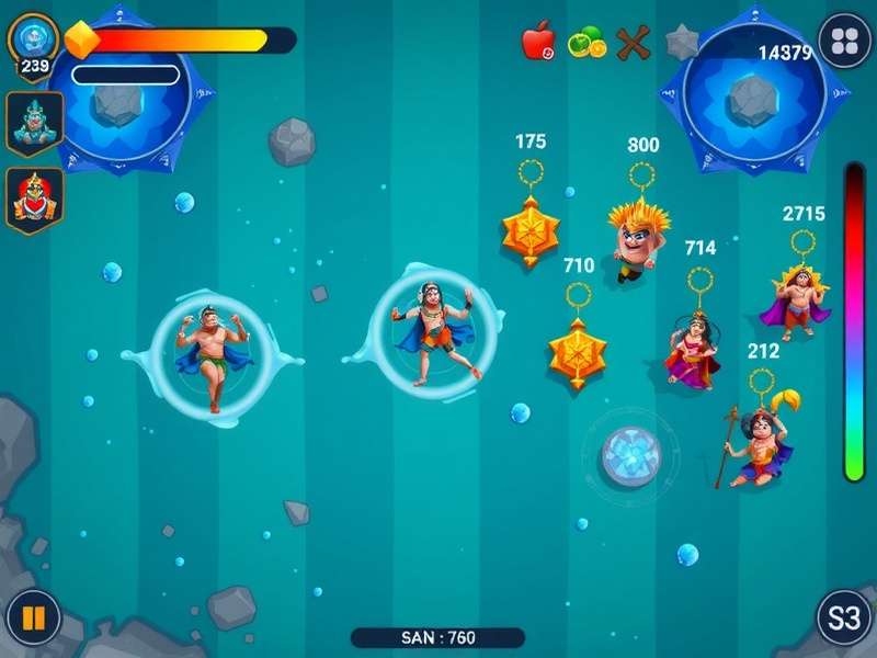 Cultural elements in Krishna Tide Master inspired by Indian art