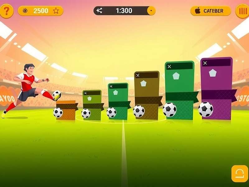 Goa Football King Ruler gameplay screenshot showing football match