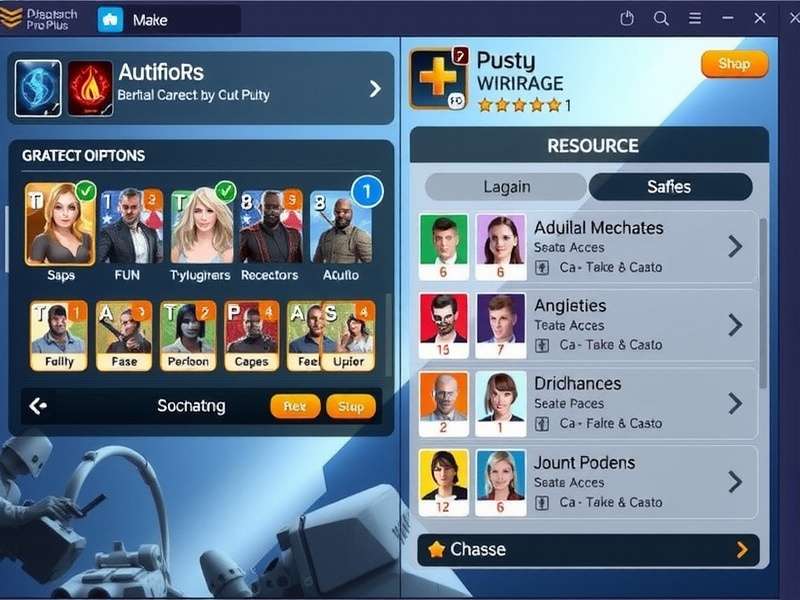 Dispatch Pro Plus resource management interface